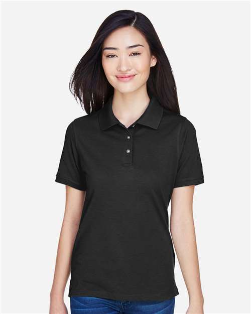Harriton Women's Easy Blend Polo