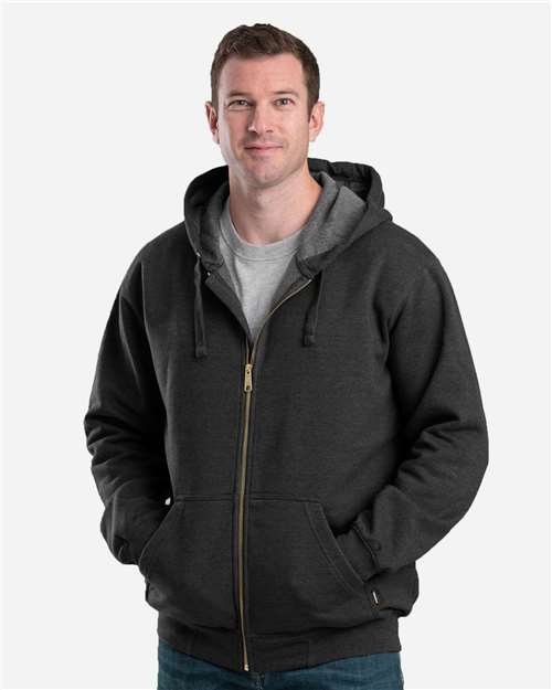 Berne Apparel Men's Heritage Full-Zip Hooded Sweatshirt