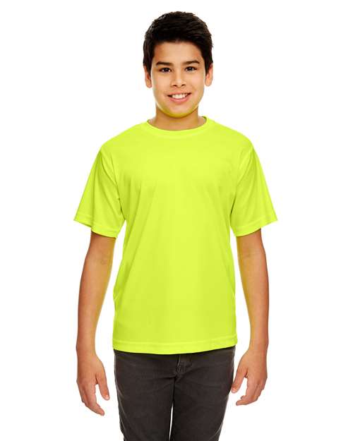 UltraClub Youth Cool & Dry Sport Performance Interlock T-shirt