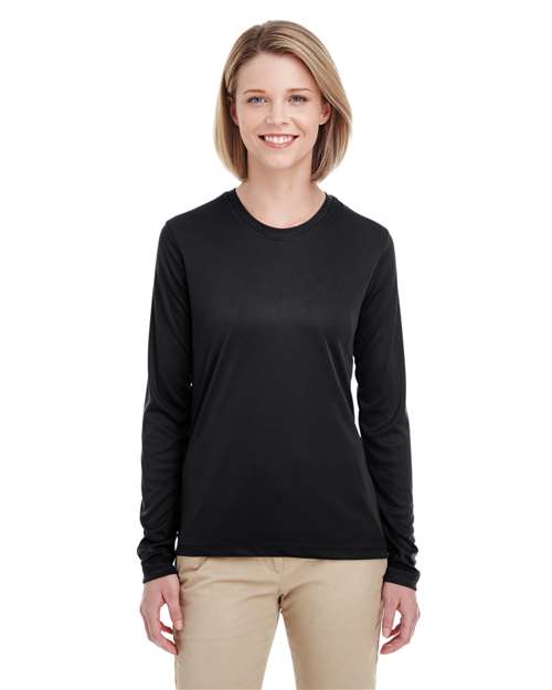 UltraClub Women's Cool & Dry Performance Long Sleeve Top