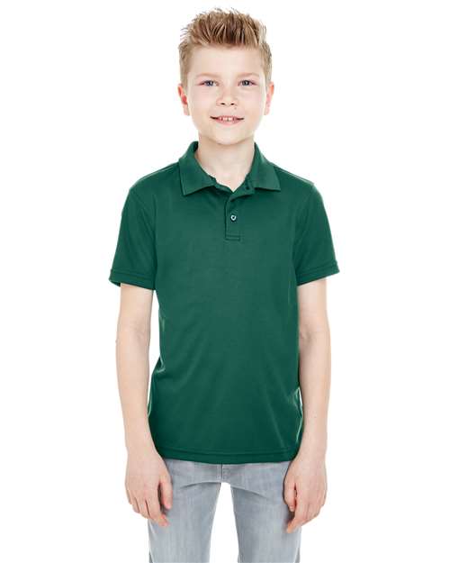 UltraClub Youth Cool & Dry Mesh Piqué Polo
