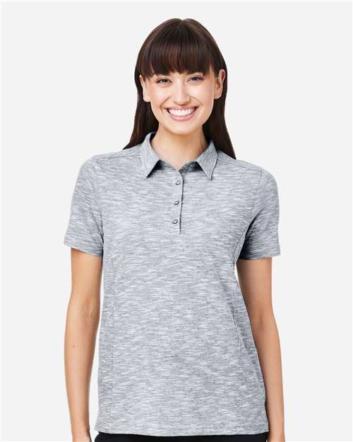 North End Women's Eclipse Jacquard Polo