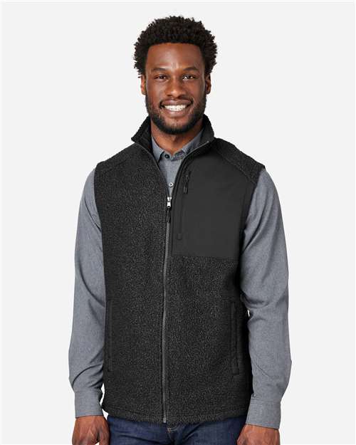 North End Men's Aura Sweater Fleece Vest
