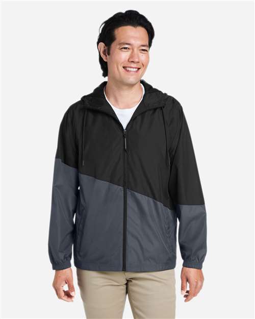 CORE365 Unisex Techno Lite Colorblock Windbreaker