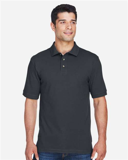 Harriton Men's Tall Cotton Pique Polo