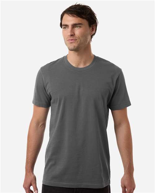 Independent Trading Co. Unisex Premium T-Shirt — Pigment Black — On model · front
