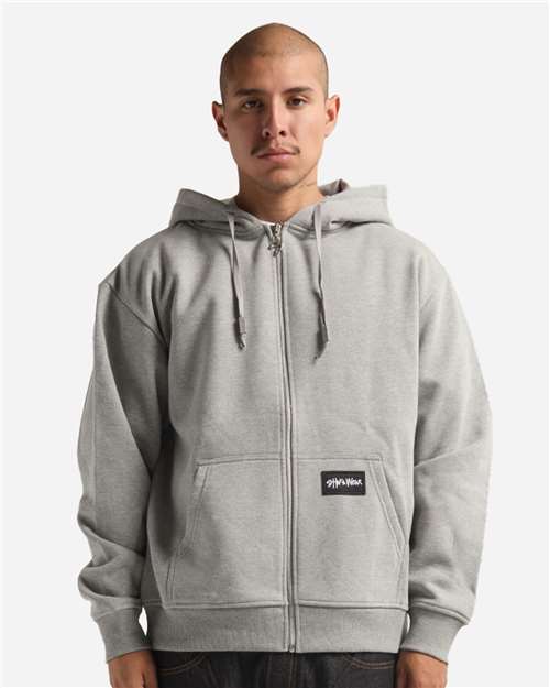 Unisex Essential Super Heavyweight Full-Zip Hooded Sweatshirt