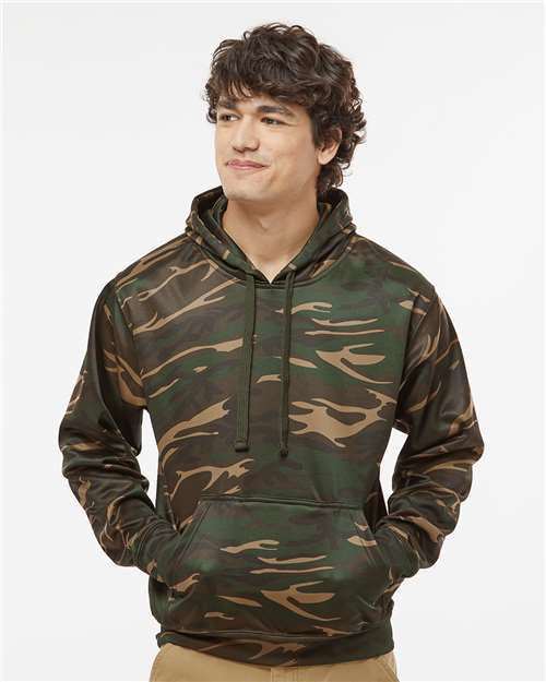 J. America Men's Polyester Tailgate Hooded Sweatshirt