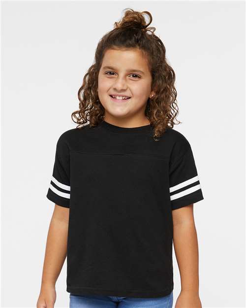 Rabbit Skins Toddler Football Fine Jersey Tee