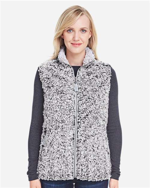 J. America Women’s Epic Sherpa Full-Zip Vest