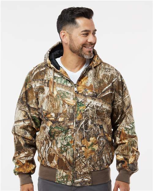 DRI DUCK Men's Laramie Power Move Jacket — Realtree Edge — On model · front