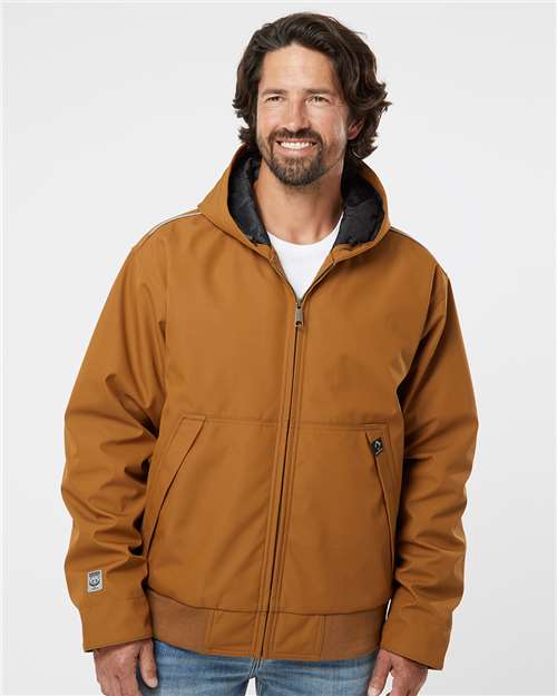 DRI DUCK Men's Rubicon Jacket — Saddle — On model · front