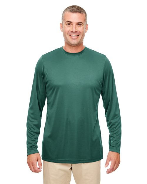 UltraClub Men's Cool & Dry Sport Performance Long Sleeve T-Shirt