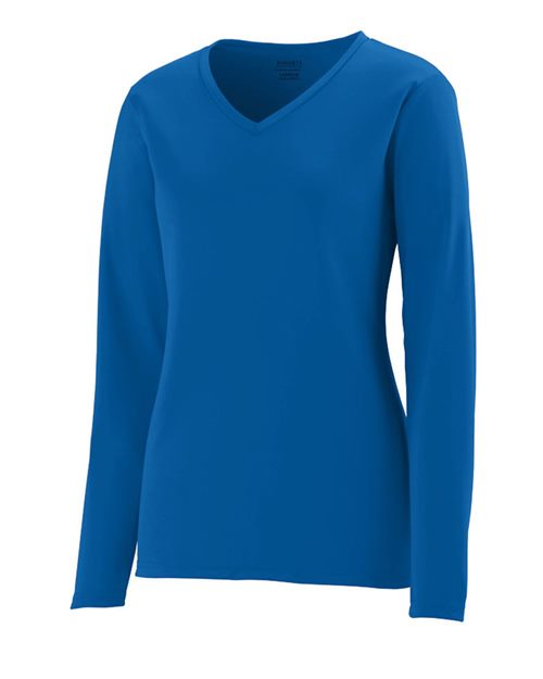 Augusta Sportswear Women's Nexgen Performance Long Sleeve V-Neck T-Shirt